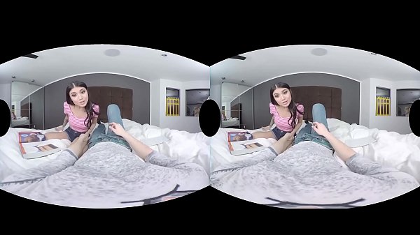Brenna Sparks orgasms during interesting intercourse in VR