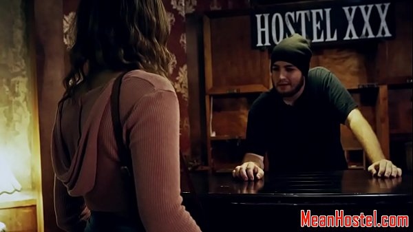 Dicksucking teen plowed in creepy hostel