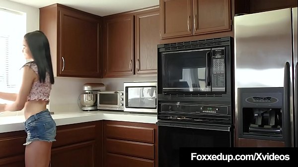 Đen Tart Jenna Foxx L. Fucks Nóng Brunette Eden Sin!