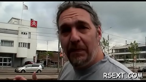 Cute hooker sucks a large pole passionately and copulates hard