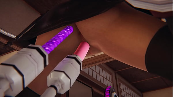 Final Fantasy 7 Remake - Tifa Lockhart nella macchina del sesso - Porno 3D