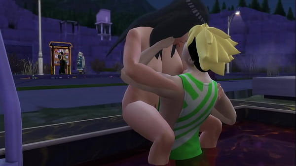 Porn Cap 2 went to the pool with Hinata to help her swim Hinata seduces her own stepson, gives him oral sex, she ends up fucking him inside and outside the pool