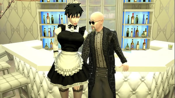 Slave Maids Folge 10 Videl Young Beautiful Wife wird vom perversen Boss ihres Cuckold-Ehemanns, Netorare Dragon Ball Hentai, erpresst