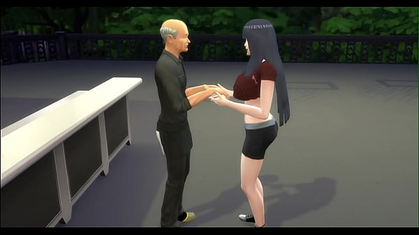 Naruto Cap 10 Hacen una fiesta en la fogata luego Hinata fue a hablar con el bartender y termina follándolo como a una buena puta le gusta todo dentro de su V