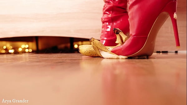 Sploshing Squeeze Food Banana Gioca a Crush Fetish