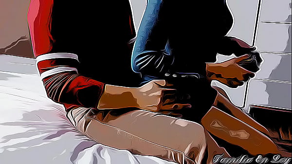 My Hot Sister-in-Law Wants to Learn to Play Video Games Sitting on my Legs Part 1 - Cartoon Version