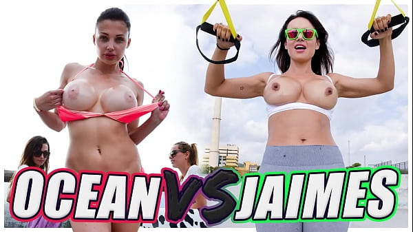 BANGBROS – Öffentlicher Kampf der GOATs: Aletta Ocean gegen Franceska Jaimes