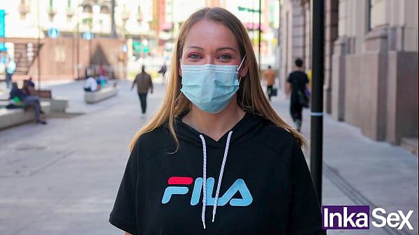 BRAZILIAN GRINGA Larissa Leite caught in Sao Paulo ends up doing anal with a lucky follower (the next could be you)