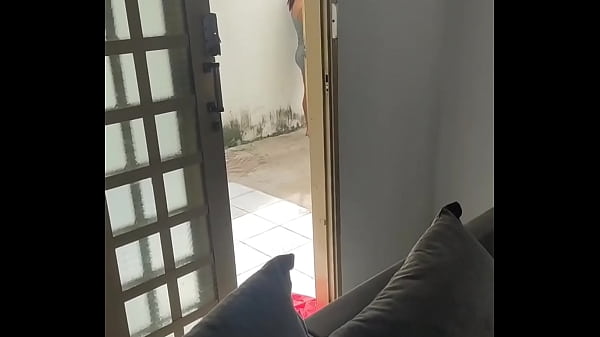 Stress!!! Deliveryman appeared to mess up my fuck