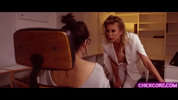 MILF lesbian boss Alexis Fawx feels sohorny right now so she quicky called her sexy teen assistant and started a hot lesbian sex with her.