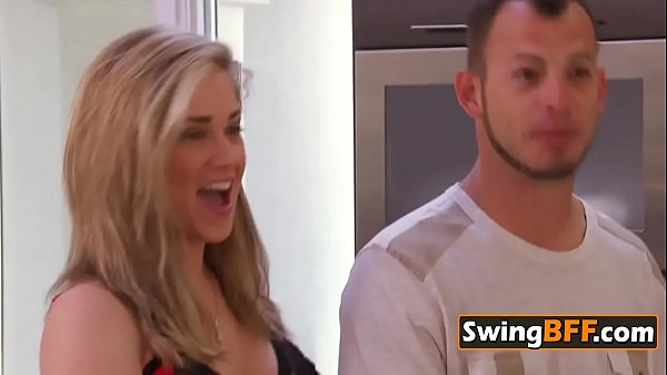 Open minded swingers are having a wild and sexy party outdoors.