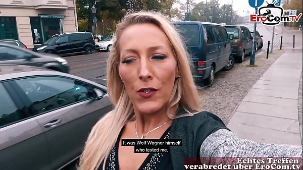 German woman picks up a woman for a lesbian sex EroCom date