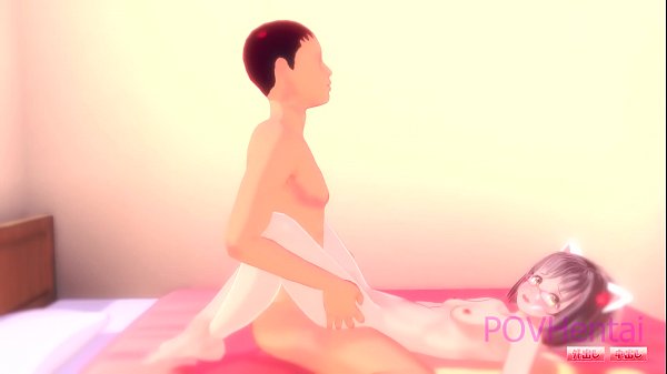 Katzenmädchen bekommt ihr Lieblingsspielzeug