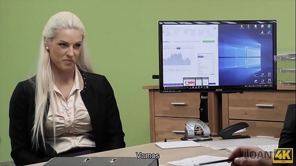 LOAN4K. Chick wants to open an online store, why does he fuck for a big loan?