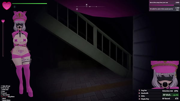 Secret Flasher Manaka - Totalmente despejado en el centro