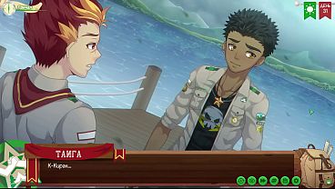 Game: Camp of Friends, Path 2, Episode 61 - Kiran and Taiga'_s Conversation (Russian voiceover)
