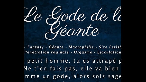 Le Gode de la G&eacute_ante - French audio JOI macrophilia