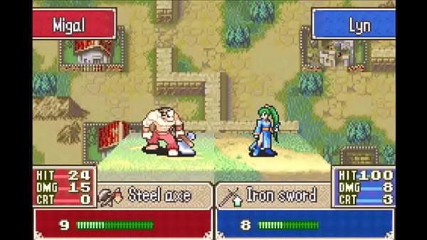 Parodia hentai de Fire Emblem: Lyn es capturada por bandidos