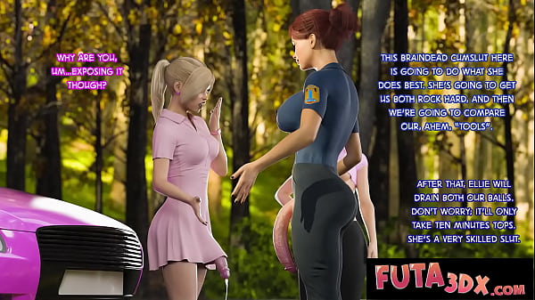 Big Dicked Futa Cop Shoves Her Cock In Tight Pussy COMIC