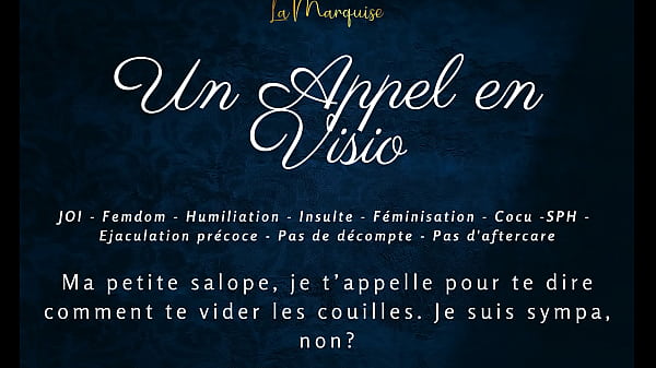 Un Appel en Visio - French audio femdom JOI