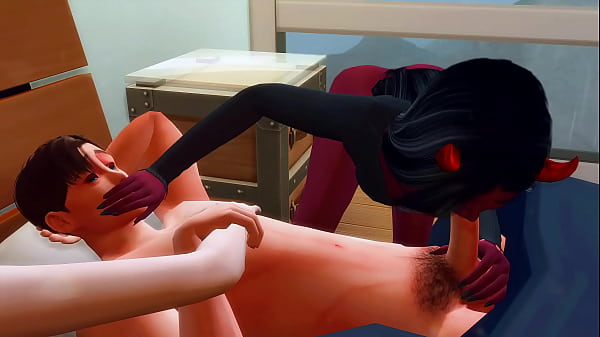 TABU' FAMILIARE: LA PADRE PERVERSA SUCCUBE HA SOTTOMESSO IL SUO FRATELLO E HA ORGANIZZATO UN DURO SESSO ANALE CON BDSM MENTRE LA SUA SORELLASTRA DORMIVA ACCANTO A LEI (SIMS ANIME HENTAI SFM)