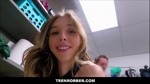 Hot sexy Teen strips - blonde