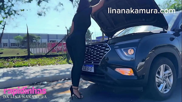 Hot Asian woman caught having sex on the street - Big Ass Latina - Lina Nakamura - John coffee