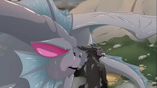 Kleiner Drache frisst das Werkzeug seines Freundes