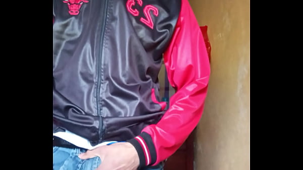 Naughty latin guy masturbates his cock alone, finishes off