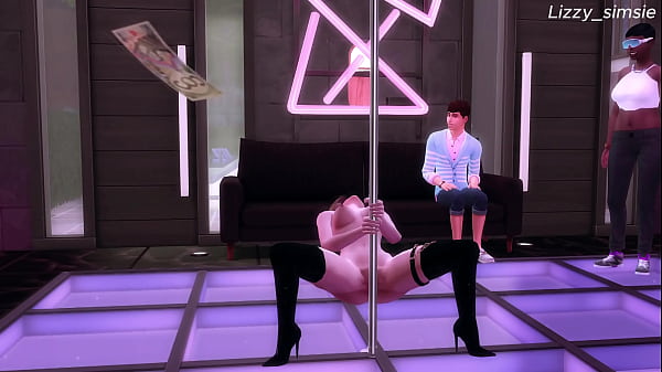 Rich guy pays to fuck stippers in the club