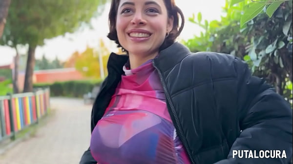 PutaLocura - Incredible busty Latina Lulita Star is caught by Torbe and swallows all his cum