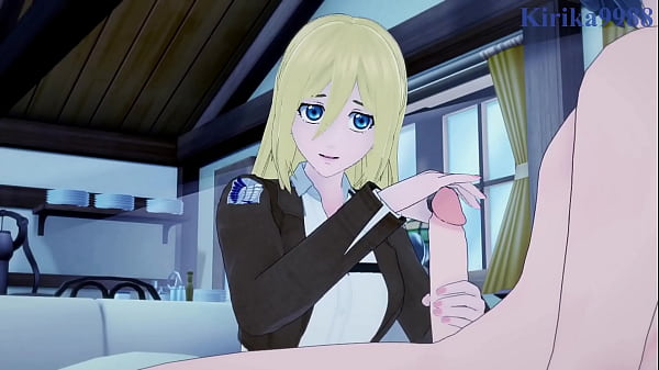 Mikasa Ackerman und Krista Lenz (Historia Reiss) intensiver Sex. - Shingeki no Kyojin Hentai