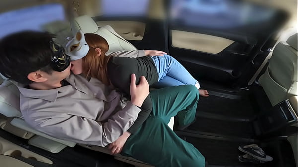 I lied to my husband and had a secret meeting, then gave him a blow job & rarr_ Creampie car sex