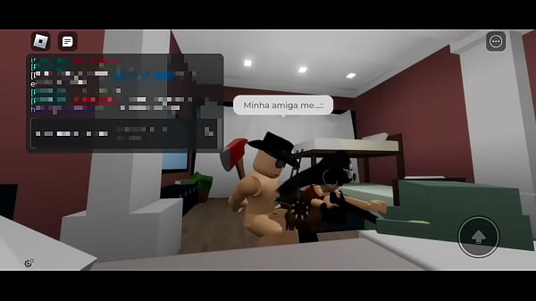 Um trio com uma g&oacute_tica e uma latina- Roblox Brookhaven