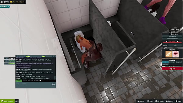 3dxchat | LoliVix getting to know public bathrooms | night 2: 2 guys | 2nd part