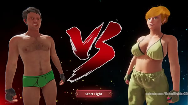 Rob VS Karen Krash (Lutador Nu 3D)