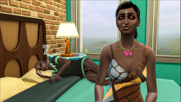 Die indische Stiefmutter fand ihren kranken Stiefsohn nach dem Masturbieren nackt im Bett und beschloss, seinen Schwanz zu lutschen, um ihn glücklich zu machen