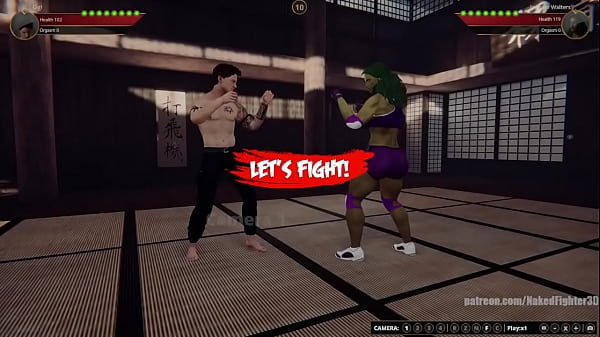 Gigi VS Jennifer Walters (Lutador Nu 3D)