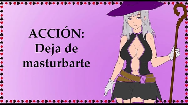 JOI con una bruja. Tu amante necesita semen.