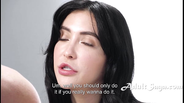 Attractive Young Girl enjoys herself