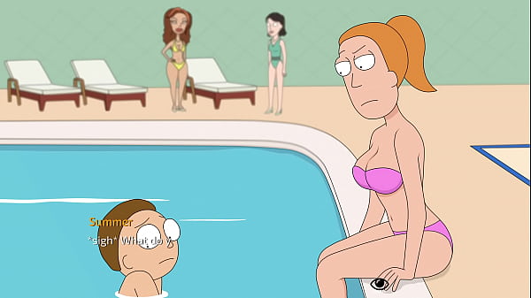 Rick und Morty: A Way Back Home (Family Pool Day) [60FPS][Ferdafs][Kein Kommentar][Showcase] Beth, Morty, Summer, Morticia