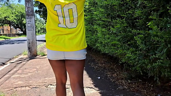 You, my wife, fight with me, Brazil lost, then I went to fuck and eat baba's ass in the woods