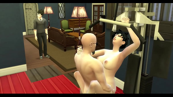 Dragon Ball Porn Epi 39 Le maître pervers Roshi entraîne sexuellement la femme de Gohan, la belle Videl, devant son mari cocu