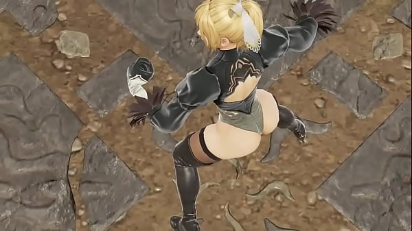 Cassandra Wertschätzung posiert 2B Kostüm – Soul Calibur 6 (Fast Edition)