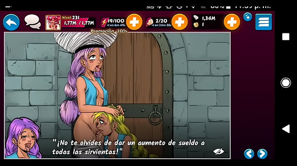 Harem heroes 4 2/2 in Spanish and on mobile