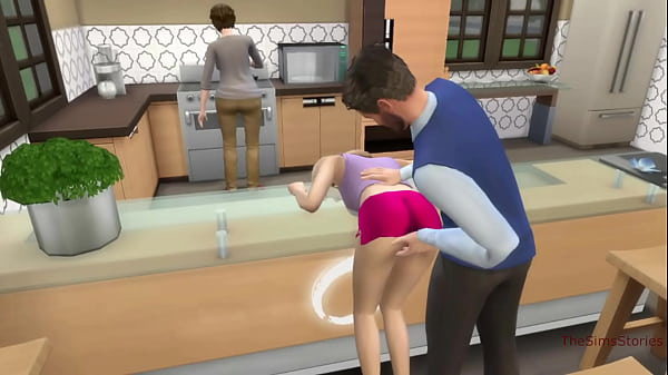 Sims 4: Stiefvater verführt und fickt seine Stieftochter