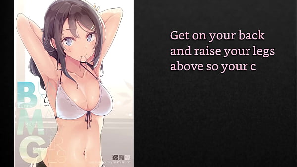 [FayGrey] [Vale la pena recibir una polla por Sakurajima Mai] (Joi Cei Tease Bi-motivación Sissification Crossdressing Anal Self-facial)