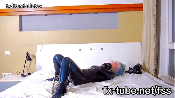 Japanese latex kigurumi bondage play 2