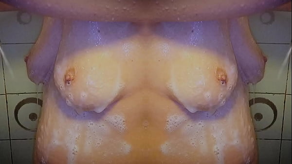 Mirror image milf shower