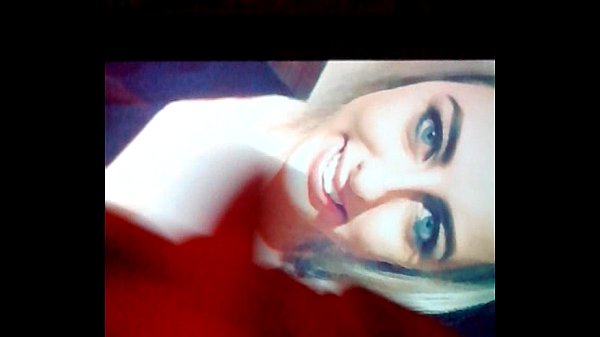 Hot Jerking &amp_ Cum Tribute to this Sexy Hot Blondy Chick